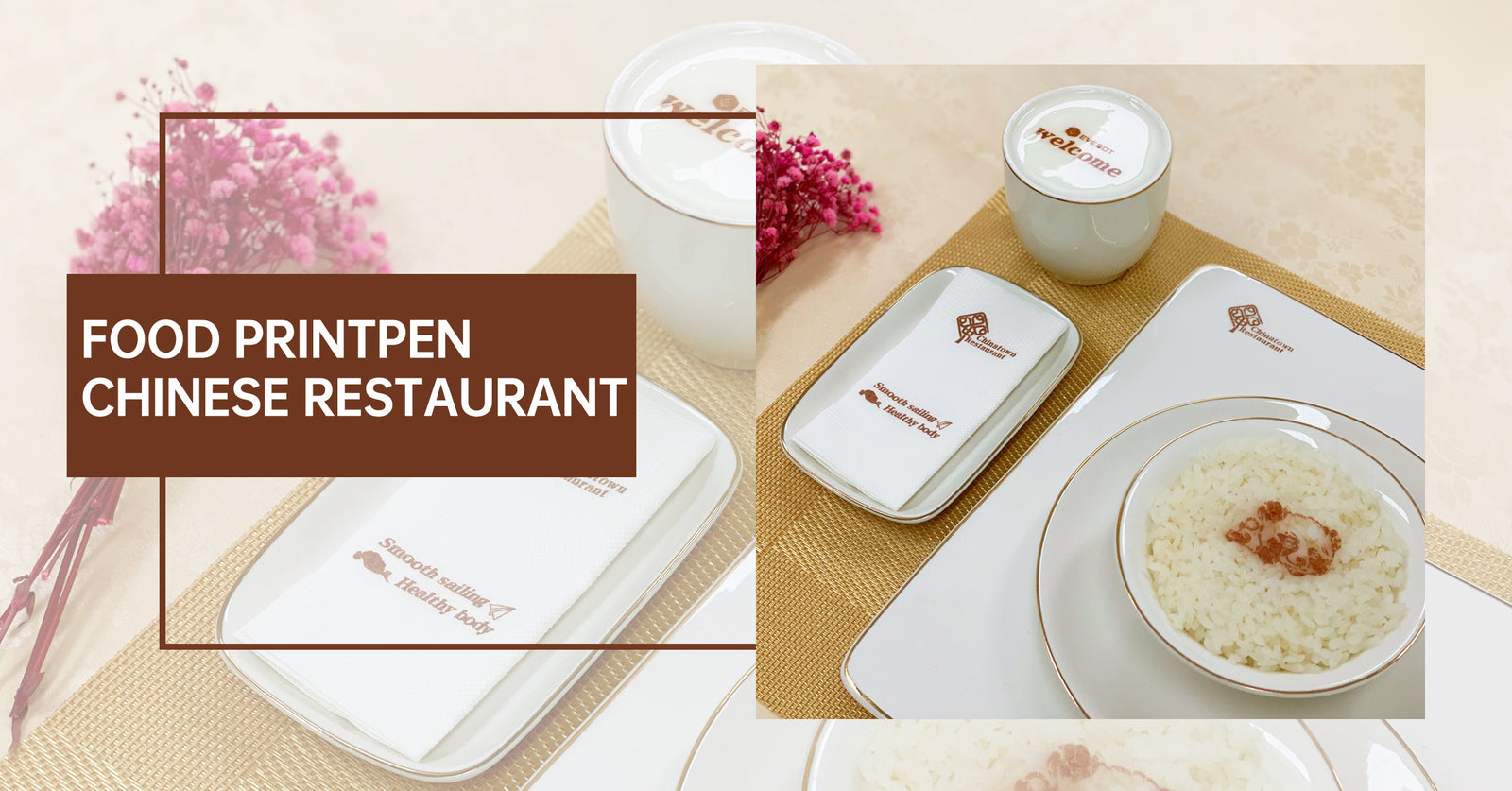 How to use EVEBOT Food-grade PrintPen to create a special Chinese restaurant