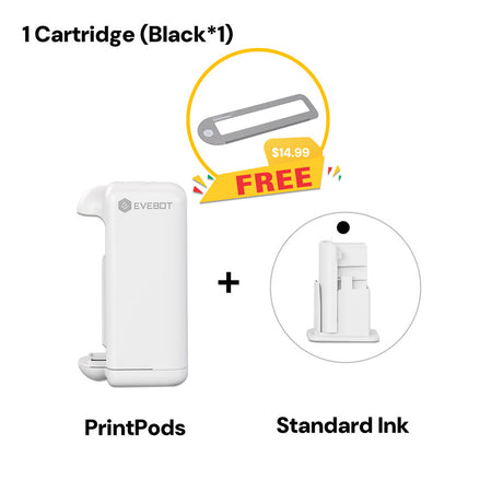 Evebot PrintPods-用於吸收性表面的手持式印表機
