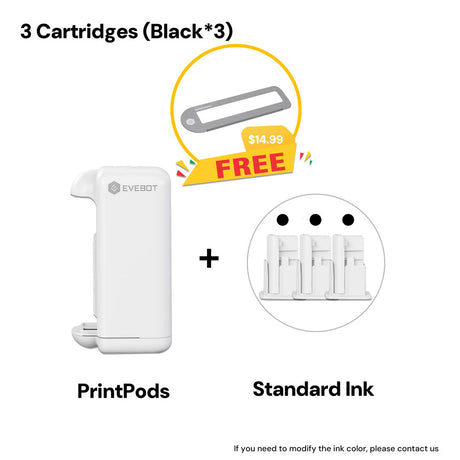 Evebot Print Pods-Hand drucker für saugfähige Oberflächen