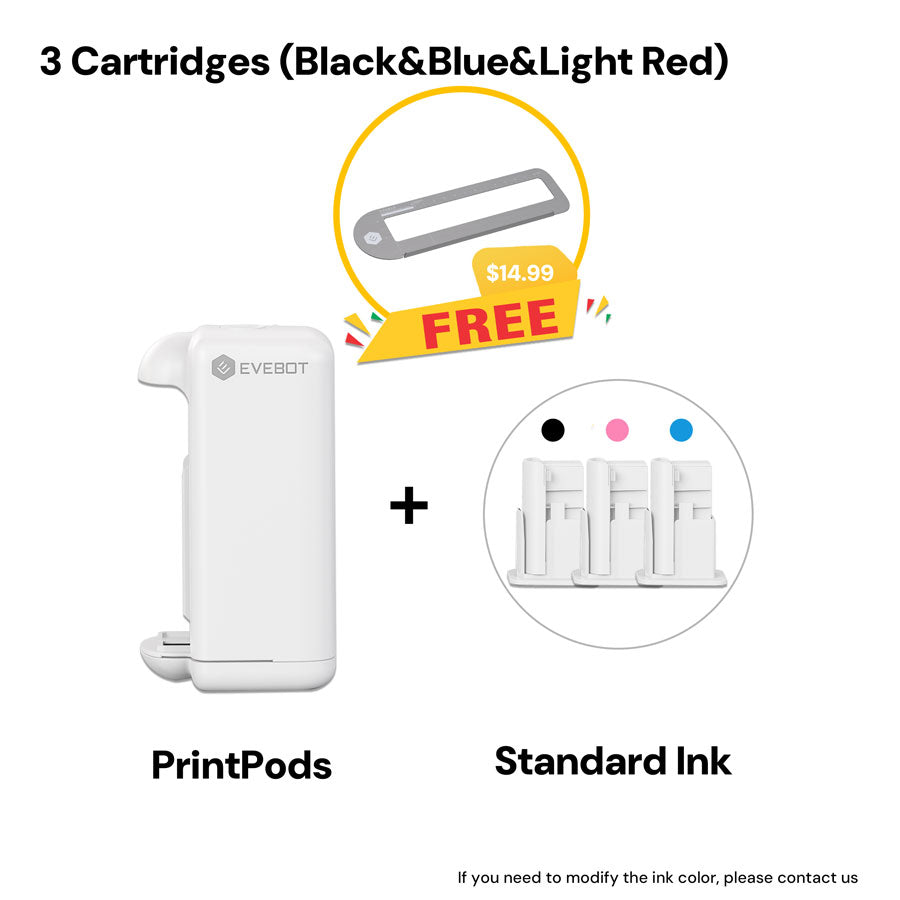 Evebot PrintPods-Imprimantes portables pour surfaces absorbantes