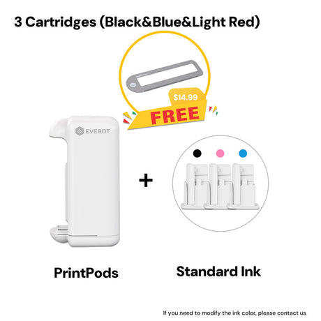 Evebot PrintPods-Handheld Printers for Absorbent Surfaces